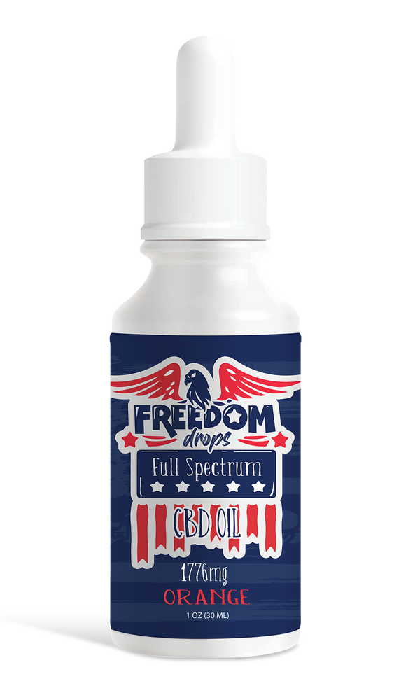 FULL SPECTRUM TINCTURE / FREEDOM DROPS / ORANGE 1776mg