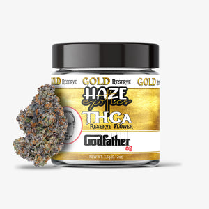 THC-A FLOWER / GODFATHER OG / HAZE EXOTICS GOLD RESERVE
