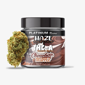THC-A FLOWER  / CHOCOLATE TRUFFLE / HAZE EXOTICS PLATINUM RESERVE