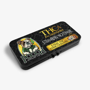 pooch thc-a disposable strawberry nightmare revenge 100mg delta 8 gummy