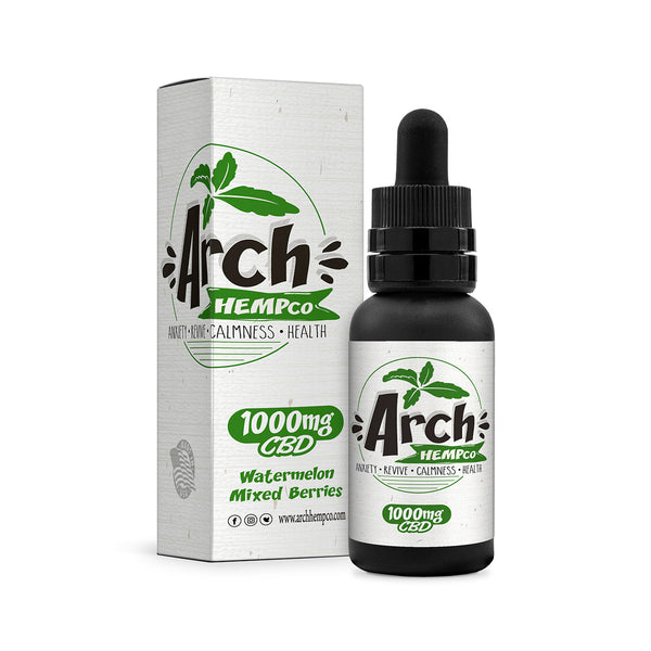 Watermelon Mixed Berries CBD Isolate 1000 milligrams