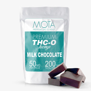 mota thc-o milk chocolate squares