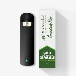 new standard hemp cbd disposable vape grandaddy purp