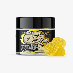 revenge delta 8 thc 100 milligram gummy pineapple 10 count