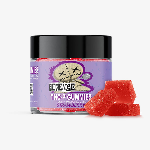 revenge thc-p gummies strawberry 40mg