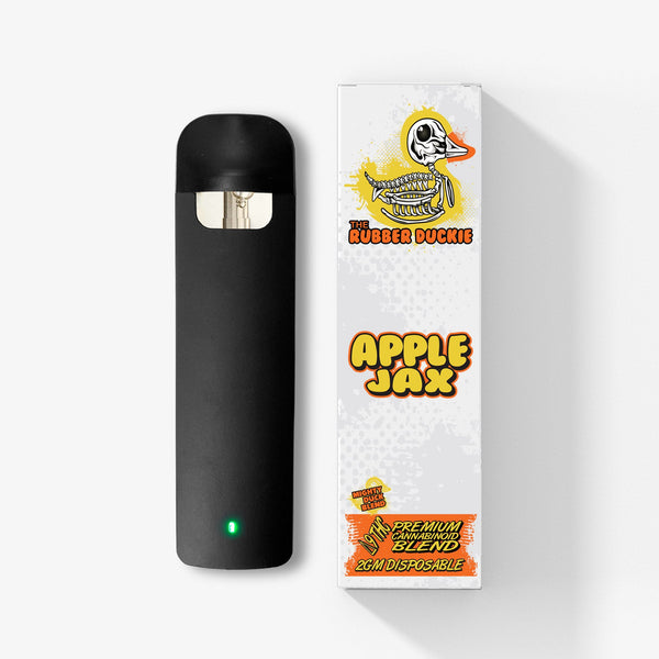 rubber duckie d9 blended disposable apple jax