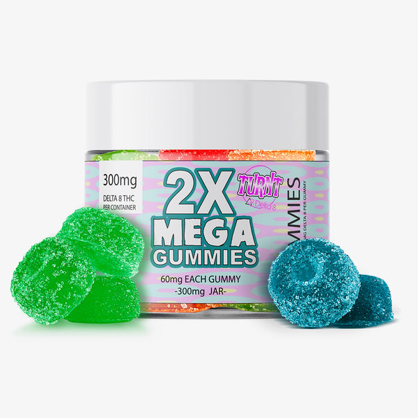 turnt delta 8 thc assorted gummies 60mg 5ct